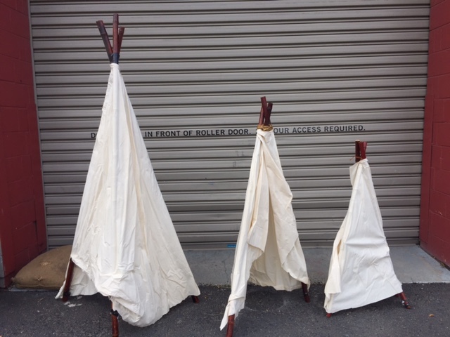 TEE PEE, Canvas Trio 1.2m / 1.5m / 1.8m Set of 3